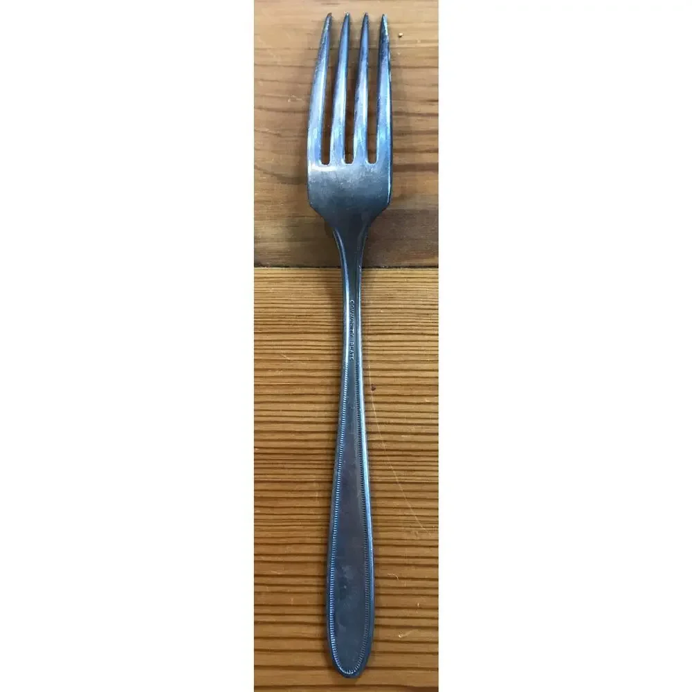Set Lot 12 Vtg Antique Oneida Silverplate Victorian Community Plate Forks 7.5“
